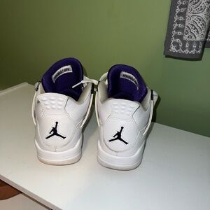 Jordan 4 metallic purple